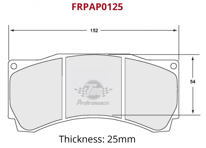 Plaquettes de frein Pista (FRPAP0125)